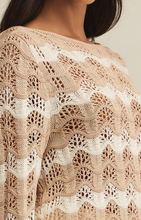 Load image into Gallery viewer, Azura Crochet Sweater | Panna Cotta