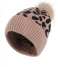 Load image into Gallery viewer, Mocha | Cheetah Pom Beanie