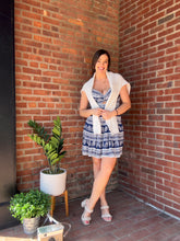 Load image into Gallery viewer, Alex Mini Twist Dress Floral strips vacation
Cooperstown, NY 13326