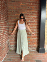 Load image into Gallery viewer, Bottoms Ditsy Sage Maxi Skirt