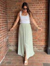 Load image into Gallery viewer, Bottoms Ditsy Sage Maxi Skirt