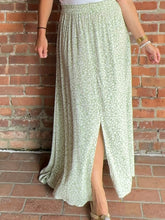 Load image into Gallery viewer, Bottoms Ditsy Sage Maxi Skirt