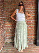 Load image into Gallery viewer, Bottoms Ditsy Sage Maxi Skirt
