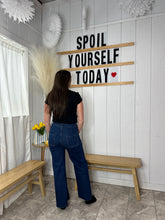 Load image into Gallery viewer, Denim Jessie Dark Denim | Stretch Wide Leg Pants