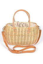 Load image into Gallery viewer, Bags Bamboo Woven Picnic Totos