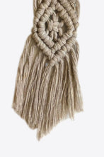 Load image into Gallery viewer, Macrame Fringe Keychain