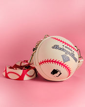 Load image into Gallery viewer, Baseball Accessories Official Betsy Ball “HIT ME UP” Baseball Crossbody Bag