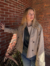 Load image into Gallery viewer, Coats & Jackets Clara | Notch Collar Cropped Trench Jacket