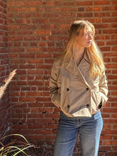 Load image into Gallery viewer, Coats & Jackets Clara | Notch Collar Cropped Trench Jacket