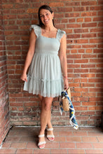 Load image into Gallery viewer, Dresses Dottie | Chiffon Mini Dress in Sage