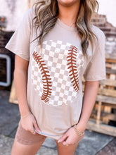 Load image into Gallery viewer, Baseball Checkered Baseball | Graphic Tee
