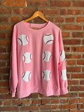Load image into Gallery viewer, Baseball Sequin Baseball Shirt | Pink