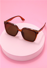 Load image into Gallery viewer, Brown Sunnies | Cindy Square Sunglasses