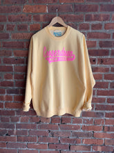 Load image into Gallery viewer, Graphic Baseball Classic Cooperstown NY | Pink Puff Yellow Crewneck Graphic Sweatshirt