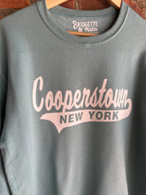 Load image into Gallery viewer, Graphic Baseball Classic Cooperstown NY | Sage Crewneck Graphic Sweatshirt