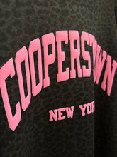 Load image into Gallery viewer, Graphic Baseball Varsity Pink Cheetah Crew