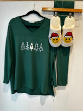 Load image into Gallery viewer, Graphic Holiday Doodle Trees Lounge Set