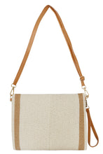 Load image into Gallery viewer, Bags Boho Paper Straw Beach Front Flap Clutch Bag
