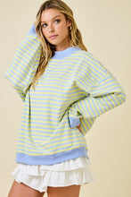 Load image into Gallery viewer, Tops Blue Lemonade Mock Neck Pull over