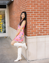 Load image into Gallery viewer, Dresses Delaney | Pink Sequin Halter Dress