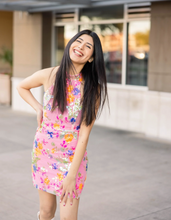 Load image into Gallery viewer, Dresses Delaney | Pink Sequin Halter Dress