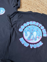 Load image into Gallery viewer, Blue Raspberry Baseball Drip | Cooperstown Ice Cream Graphic Tee