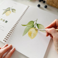 Load image into Gallery viewer, Lifestyle Fruit watercolor workbook