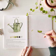 Load image into Gallery viewer, Lifestyle Garden Watercolor Workbook