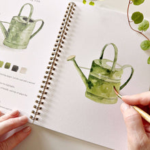 Load image into Gallery viewer, Lifestyle Garden Watercolor Workbook