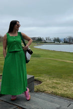 Load image into Gallery viewer, Bottoms Everly | Eyelet Midi Skirt in Green