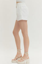 Load image into Gallery viewer, Bottoms White High Waist Shorts