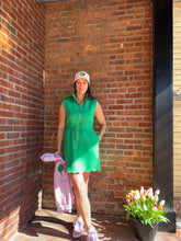 Load image into Gallery viewer, Dresses Felicity | Scallop Edge Zip Dress in Green