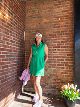 Load image into Gallery viewer, Dresses Felicity | Scallop Edge Zip Dress in Green