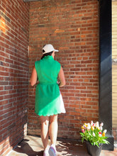 Load image into Gallery viewer, Dresses Felicity | Scallop Edge Zip Dress in Green