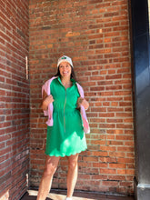 Load image into Gallery viewer, Dresses Felicity | Scallop Edge Zip Dress in Green