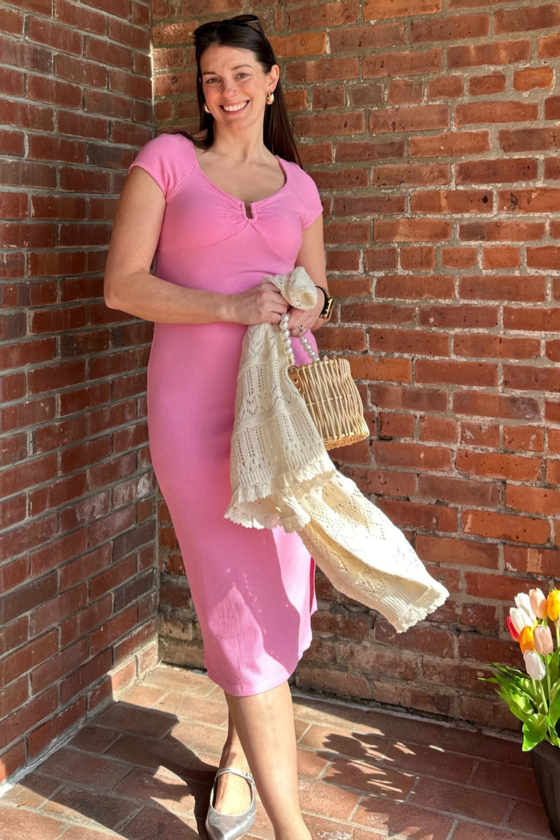 Sally | Pink Bodycon Dress