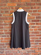 Load image into Gallery viewer, Dresses Tara | Black Sleeveless White Trim Dress