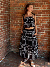 Load image into Gallery viewer, One PC And Sets Serena | Black Embroidered Set