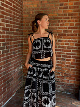 Load image into Gallery viewer, One PC And Sets Serena | Black Embroidered Set