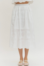 Load image into Gallery viewer, One PC And Sets Serena | White Embroidered Set