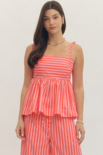 Load image into Gallery viewer, Tops Celene | Citrus Striped Sleeveless Top