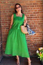 Load image into Gallery viewer, Tops Everly | Eyelet Sleeveless Top in Green