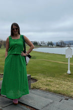 Load image into Gallery viewer, Tops Everly | Eyelet Sleeveless Top in Green