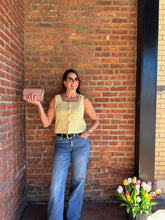 Load image into Gallery viewer, Tops Everly | Eyelet Sleeveless Top in Lemon