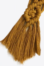 Load image into Gallery viewer, Macrame Fringe Keychain