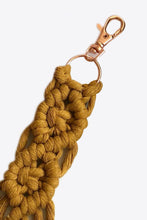 Load image into Gallery viewer, Macrame Fringe Keychain