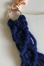 Load image into Gallery viewer, Macrame Fringe Keychain