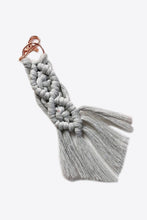 Load image into Gallery viewer, Macrame Fringe Keychain