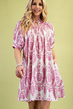 Load image into Gallery viewer, Dresses Cecelia | Pink Puff Sleeve Yoke