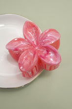 Load image into Gallery viewer, Accessories Pink Flower Pop Color Hair Claw Clips